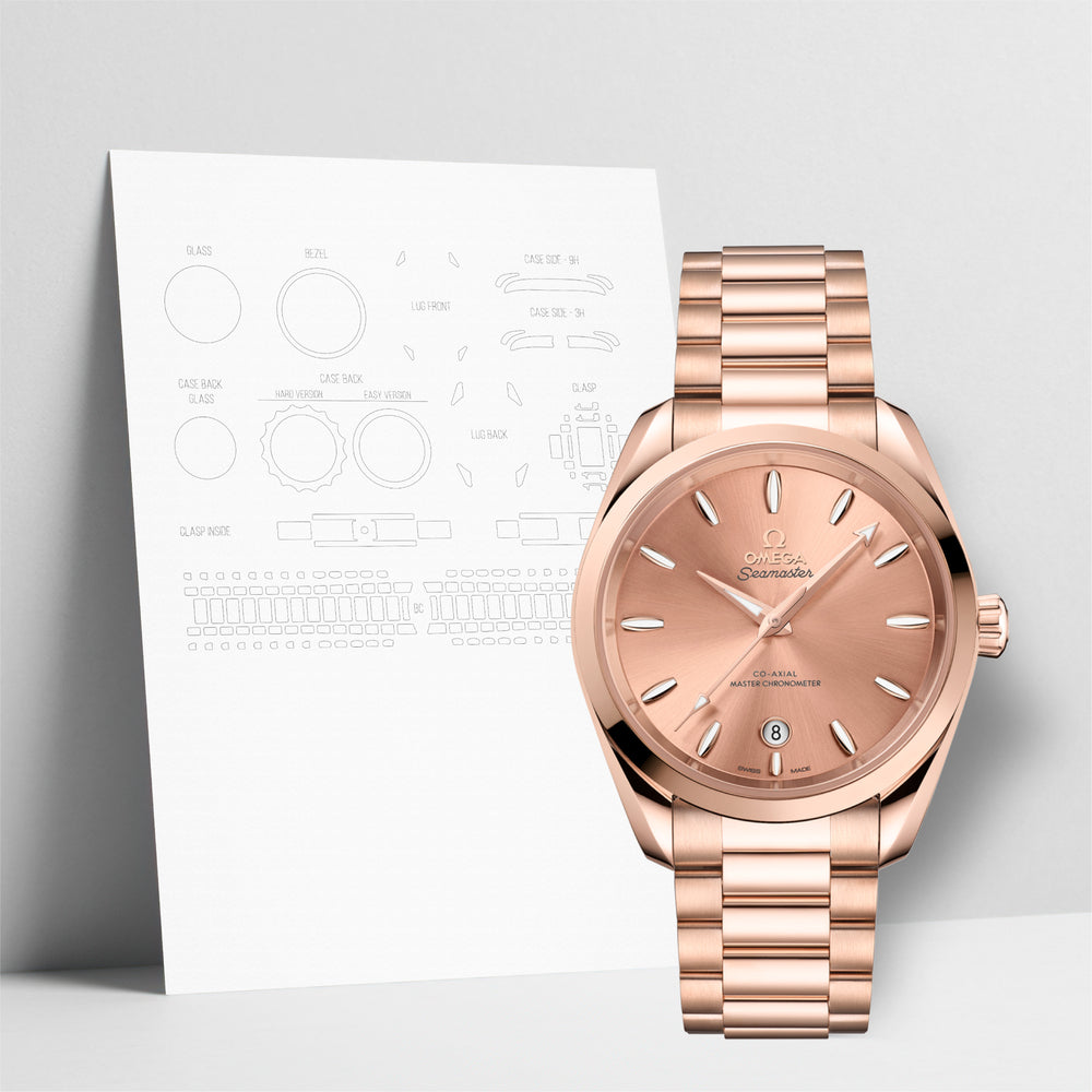 WATCHSHELL OMEGA AQUA TERRA 220.50.38.20.10.001 38MM PROTECTIVE FILM
