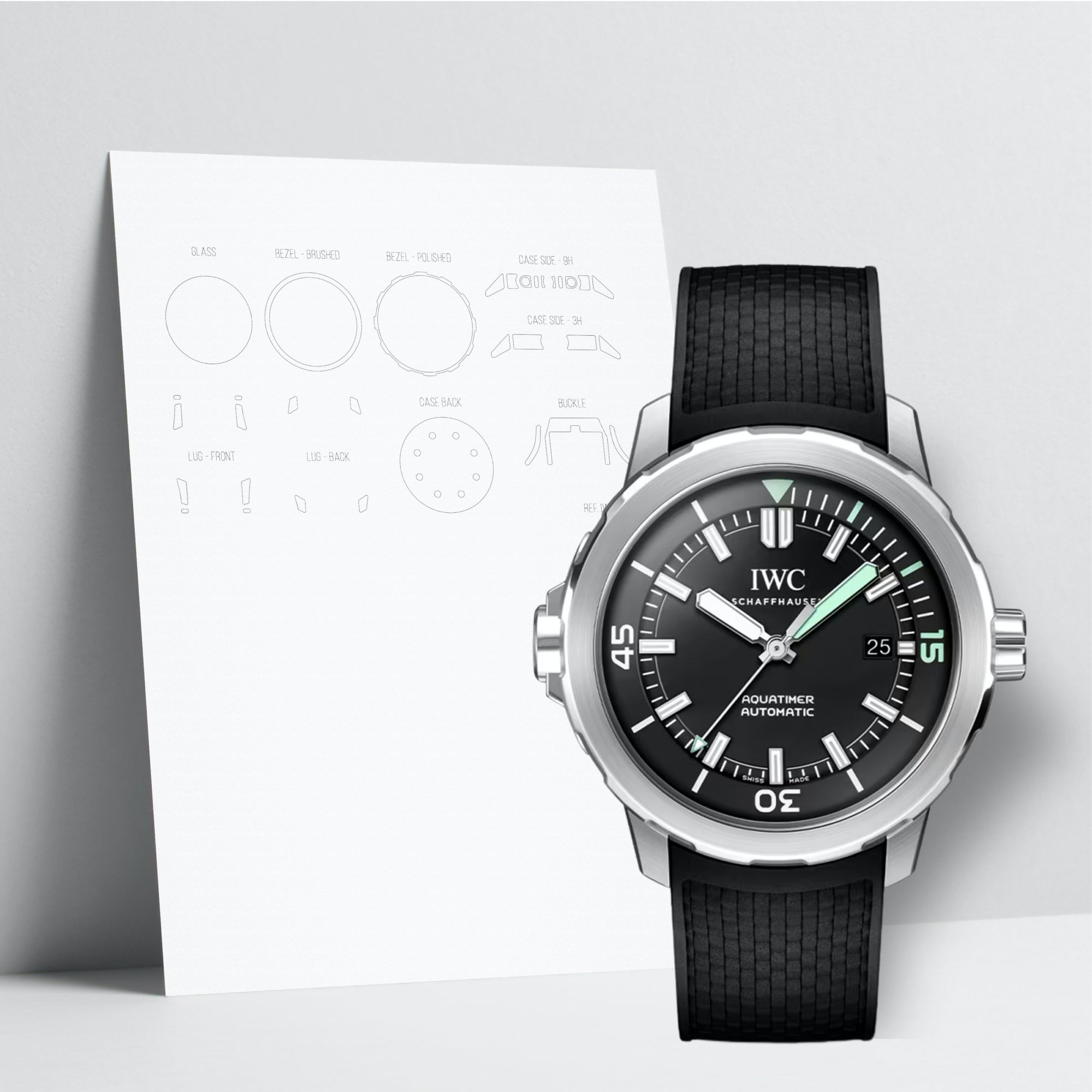 WATCHSHELL IWC SPITFIRE IW328802 42MM PROTECTIVE FILM