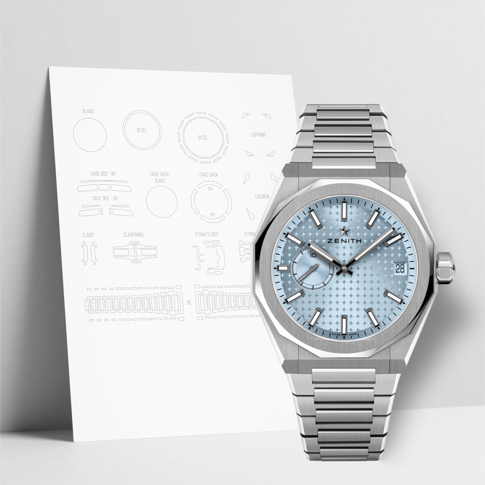 WATCHSHELL ZENITH DEFY 03.9300.3620/15.I001 41MM PROTECTIVE FILM