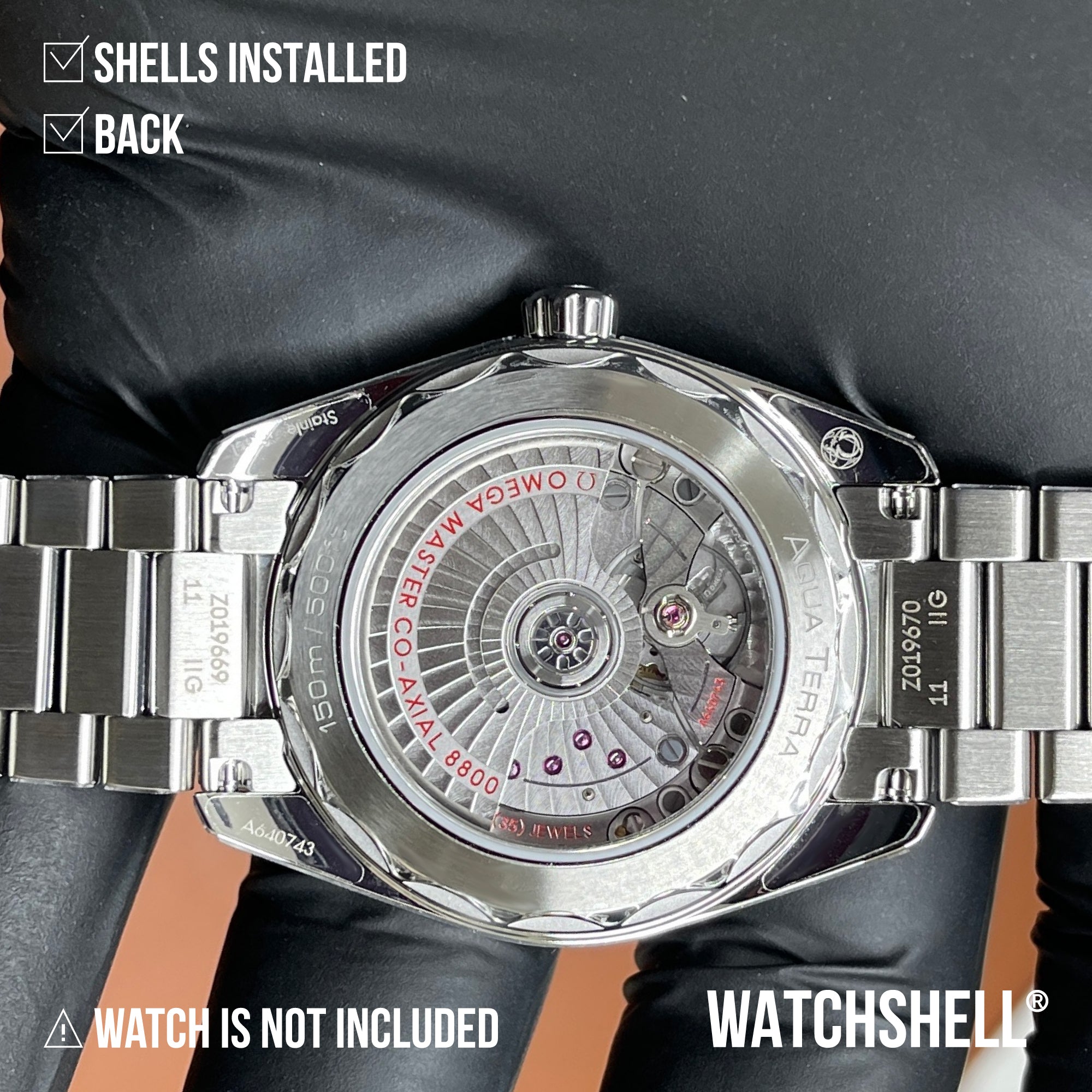 WATCHSHELL OMEGA AQUA TERRA 220.10.38.20.03.005 38MM PROTECTIVE FILM