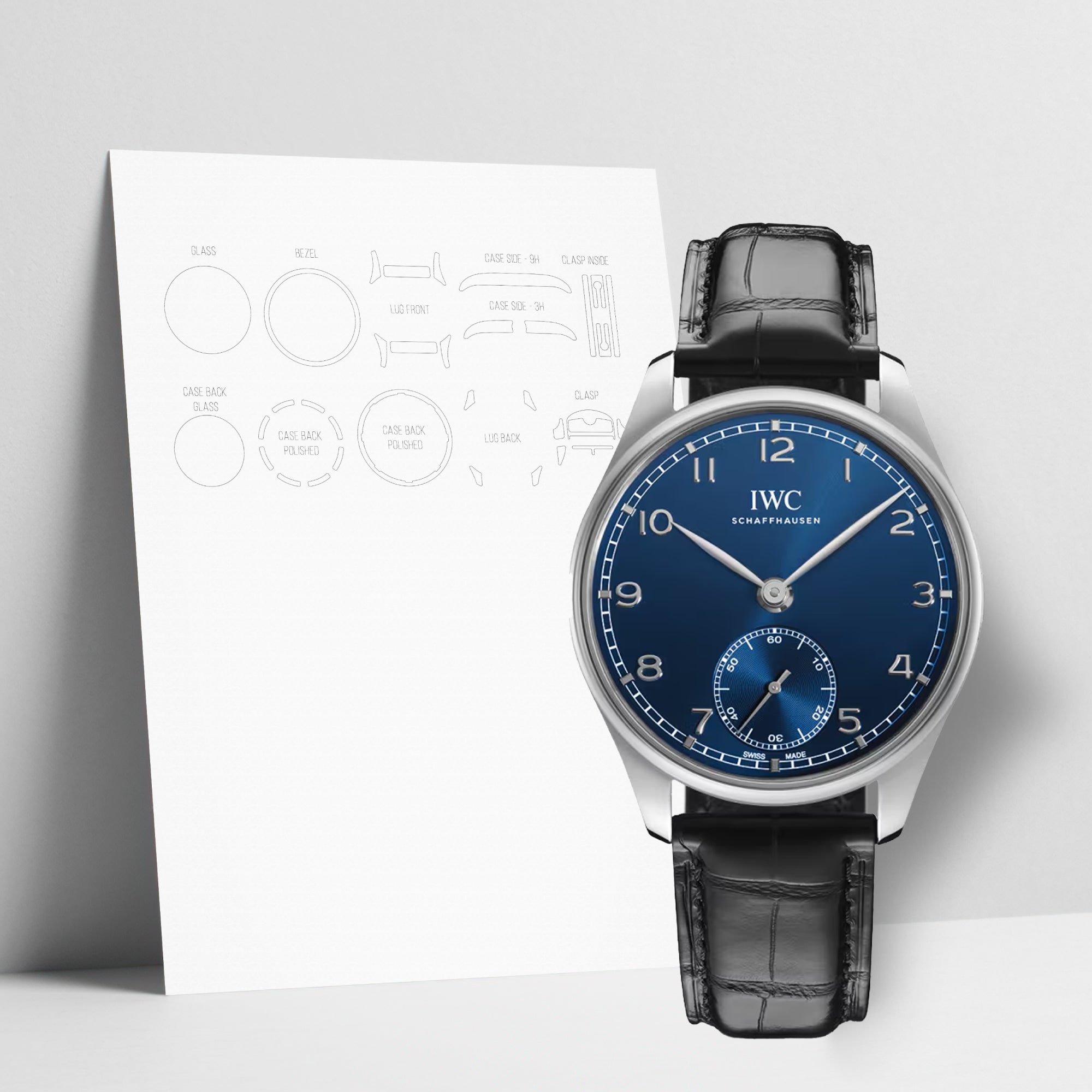WATCHSHELL IWC PORTUGIESER IW358305 40MM PROTECTIVE FILM