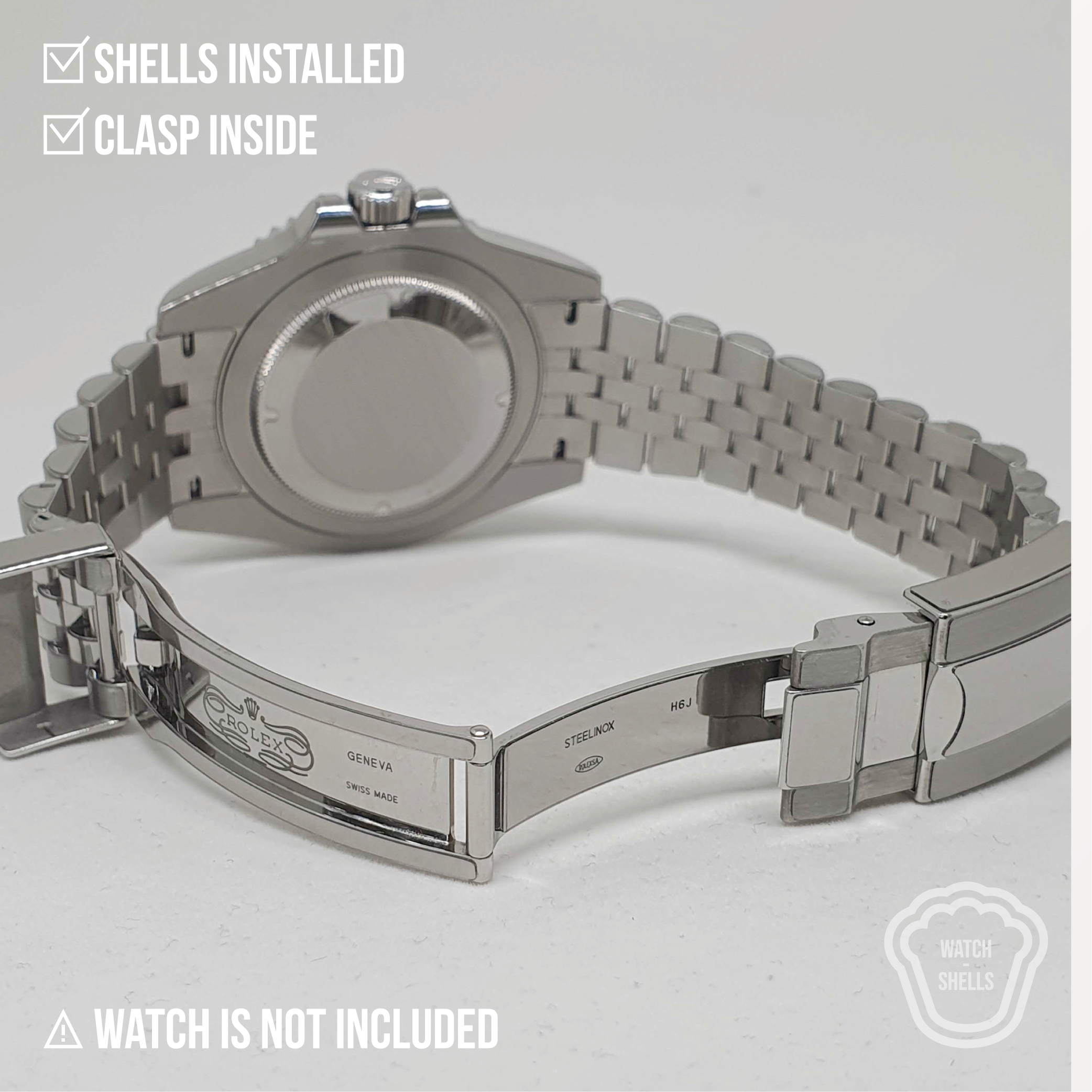 WATCHSHELL ROLEX GMT-MASTER II 126710BLNR 40MM JUBILEE PROTECTIVE FILM