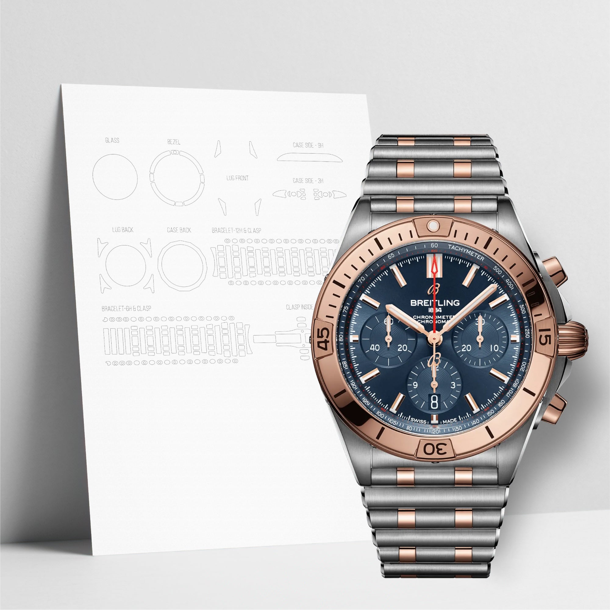WATCHSHELL BREITLING CHRONOMAT UB0134101C1U1 42MM PROTECTIVE FILM