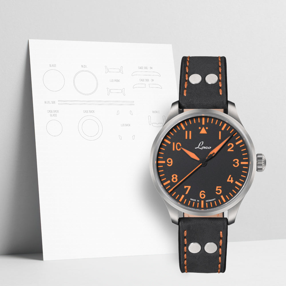 WATCHSHELL LACO PILOT WATCHES BASIC NEAPEL 39MM PROTECTIVE FILM