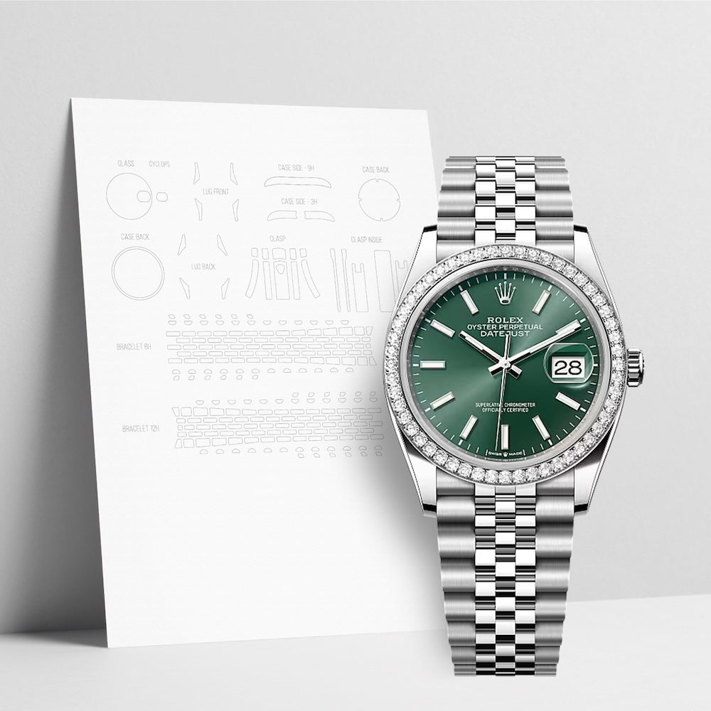 WATCHSHELL ROLEX DATEJUST 126284RBR 36MM JUBILEE PROTECTIVE FILM