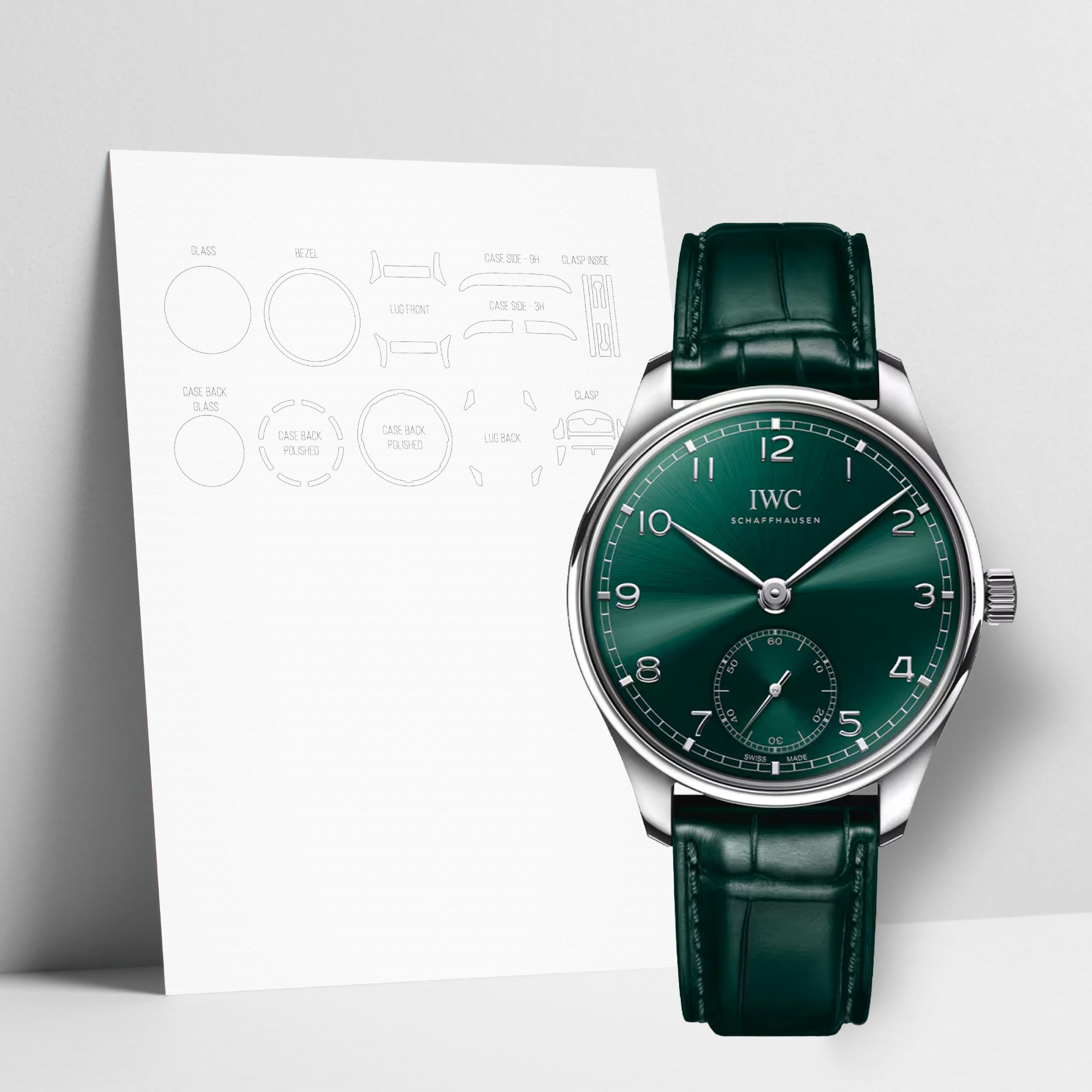 WATCHSHELL IWC PORTUGIESER IW358310 40MM PROTECTIVE FILM