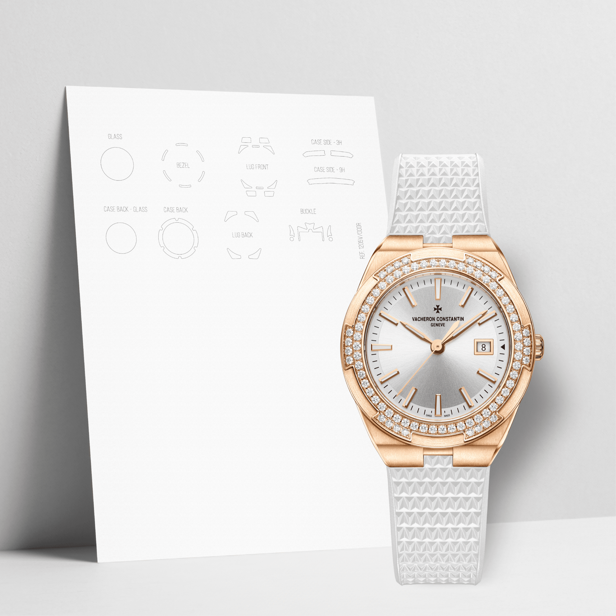 WATCHSHELL VACHERON CONSTANTIN OVERSEAS 1205V/000R 33MM (PRE-2023) PROTECTIVE FILM