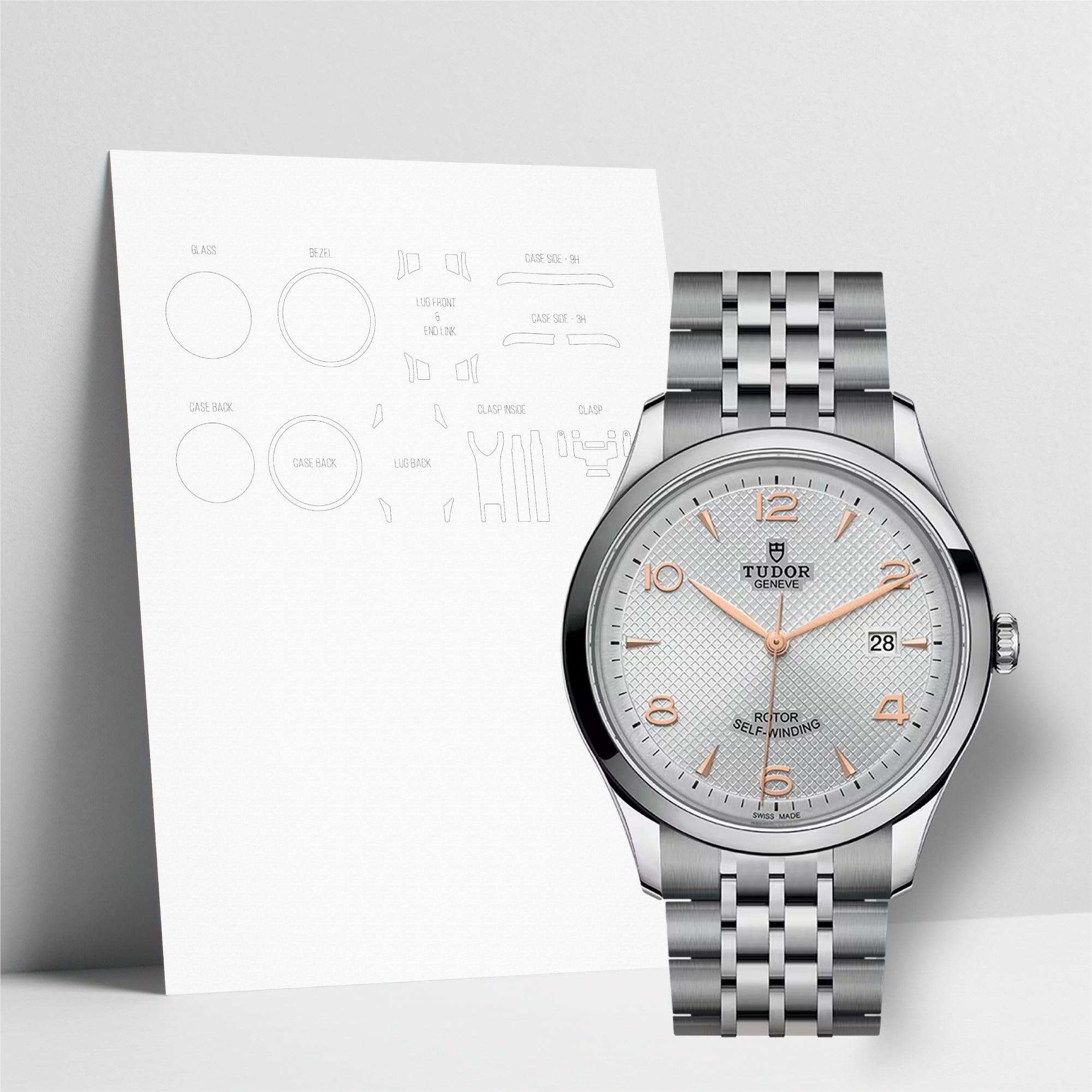 WATCHSHELL TUDOR 1926 M91650 41MM PROTECTIVE FILM